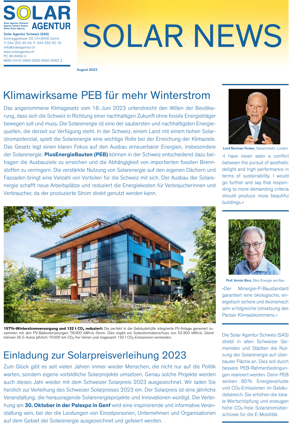 Solar News August 2023
