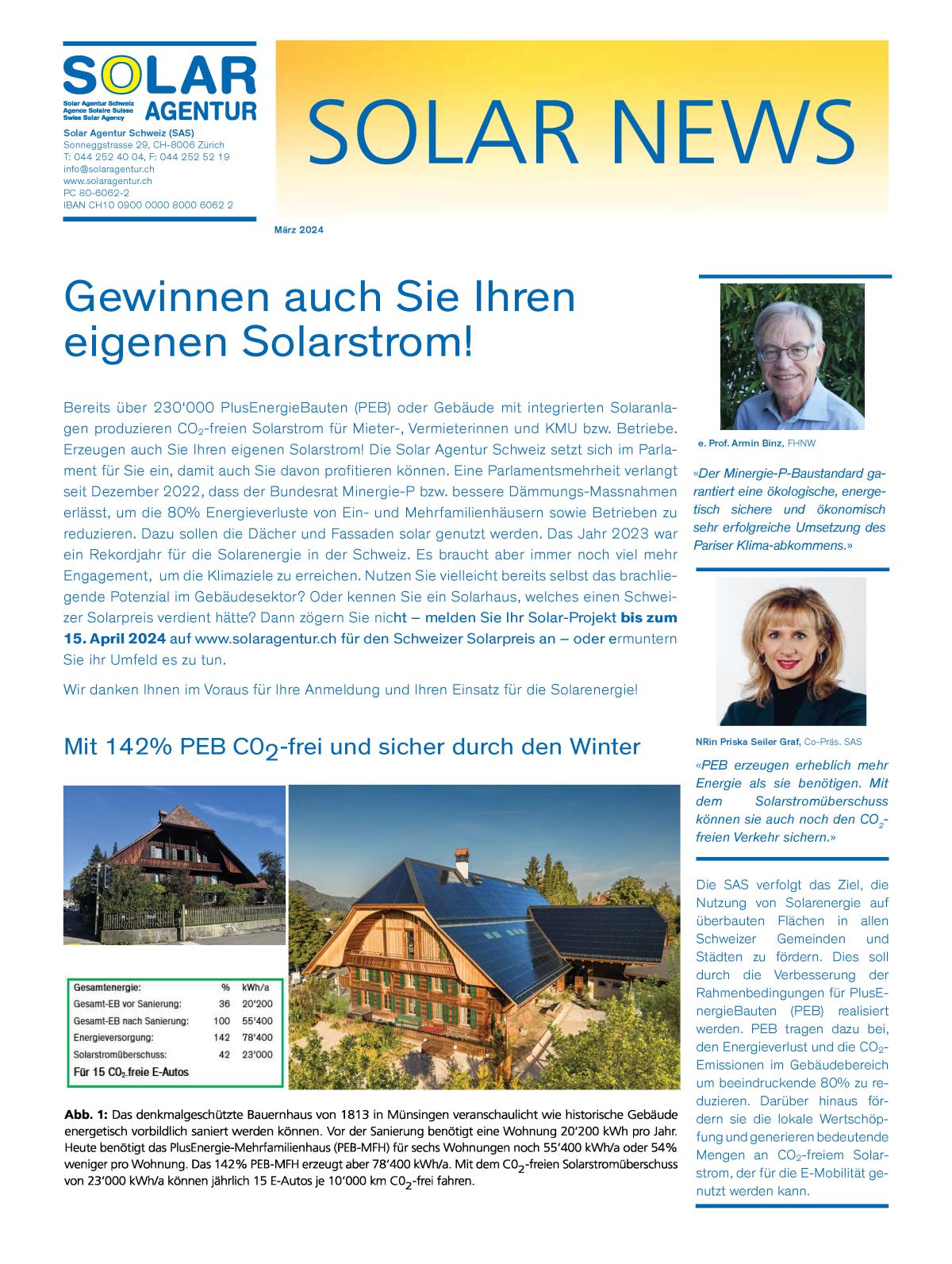 Solar News März 2024