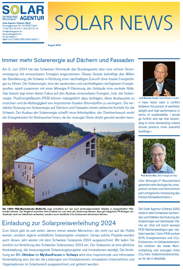 Solar News August 2024